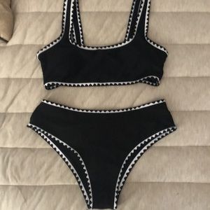 Black and White Bikini